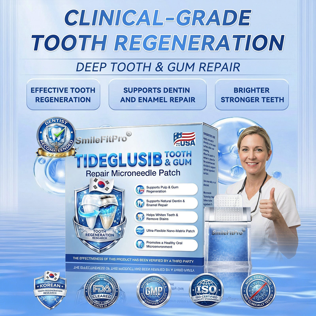 DarkFairy® 🦷 Tideglusib Fast‑Dissolving Tooth & Gum Repair Oral Strips ✨