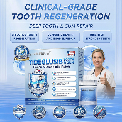 DarkFairy® 🦷 Tideglusib Fast‑Dissolving Tooth & Gum Repair Oral Strips ✨