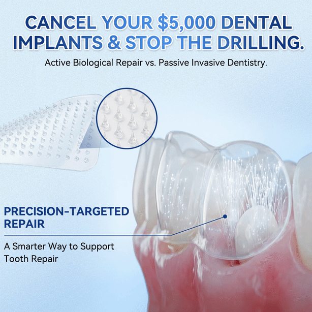 DarkFairy® 🦷 Tideglusib Fast‑Dissolving Tooth & Gum Repair Oral Strips ✨